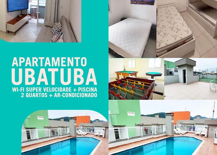 Apartamento Ubatuba Itaguá - ar - wifi
